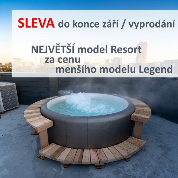 Největší model vířivky Softub za cenu modelu Legend