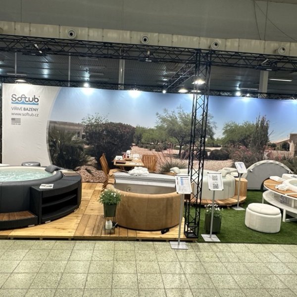 Vířivky Softub na veletrhu V Nitře